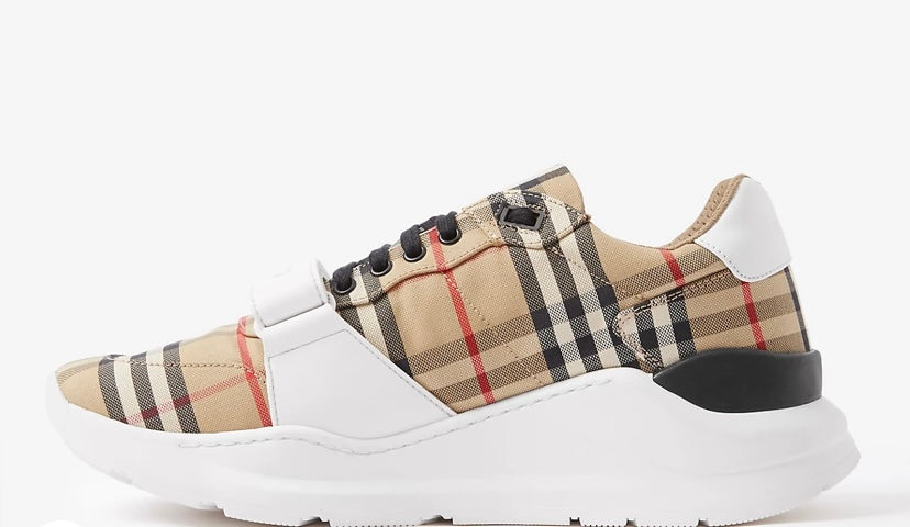 Burberry Ramsey Vintage daim cuir carreaux traditionnels